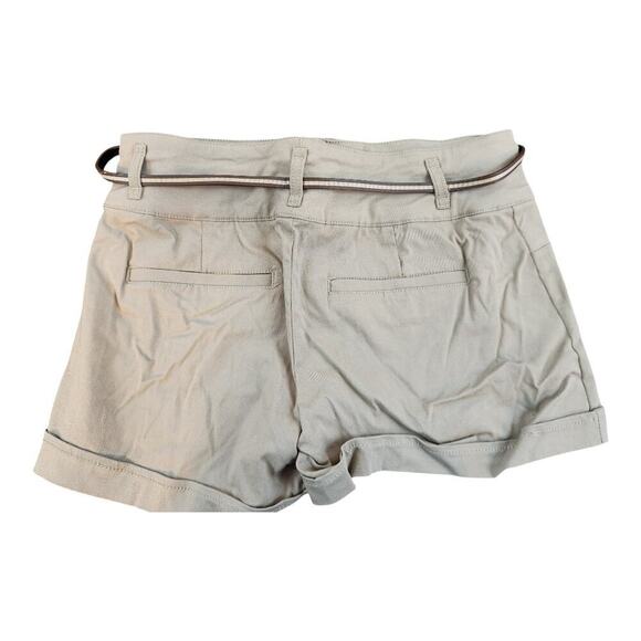 Bebop womens khaki shorts sz 7 with belt - Picture 2 of 9